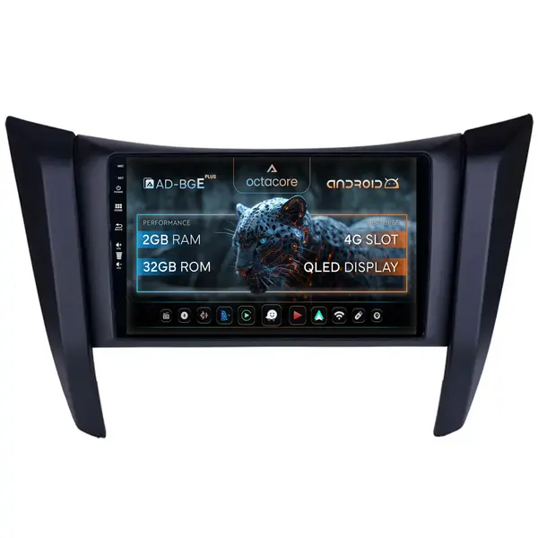 Navigatie Nissan Navara (2015+), Android, E-Octacore 2GB RAM + 32GB ROM, 9 Inch - AD-BGE9002+AD-BGRKIT163v2