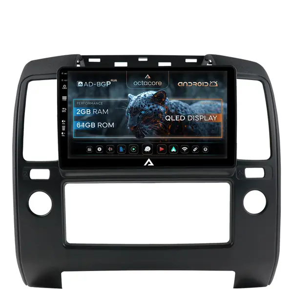 Navigatie Nissan Navara, Android, P-Octacore 2GB RAM + 32GB ROM, 9 Inch - AD-BGP9002+AD-BGRKIT170