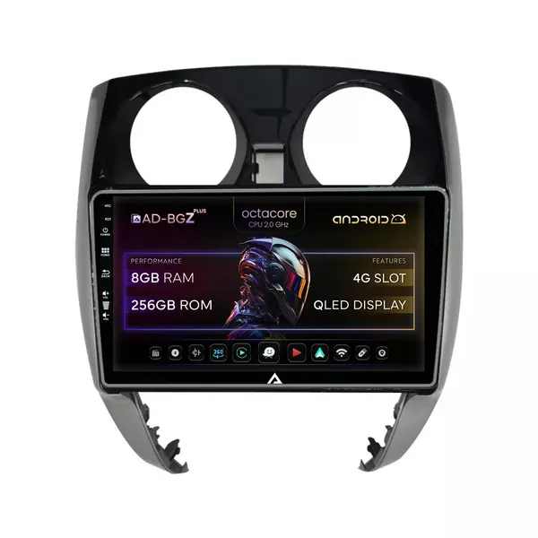 Navigatie Nissan Note (2012-2019), Android, Z-Octacore 8GB RAM + 256GB ROM, 10.1 Inch - AD-BGZ10008+AD-BGRKIT167