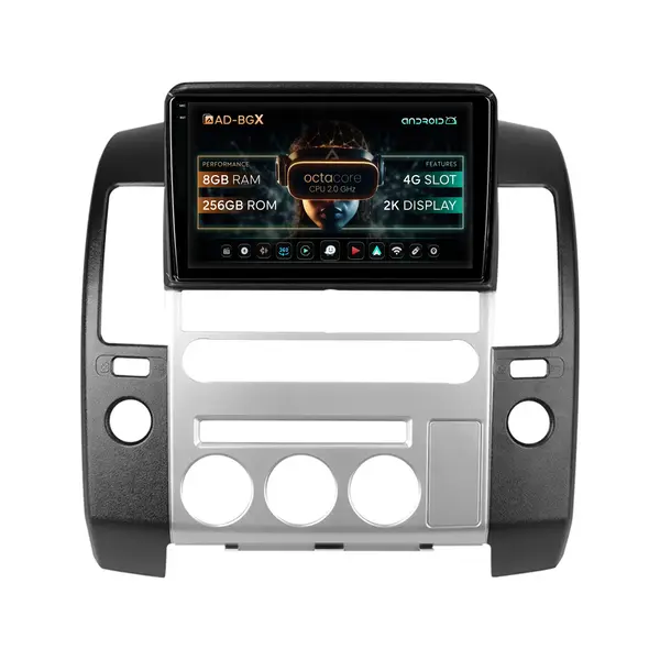 Navigatie Nissan Pathfinder-Navara (2004-2014), Android, X-Octacore 8GB RAM + 256GB ROM, 9.5 Inch - AD-BGX9008+AD-BGRKIT170V2