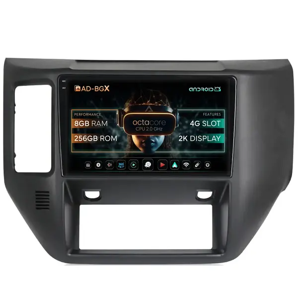 Navigatie Nissan Patrol (2004-2012), Android, X-Octacore 8GB RAM + 256GB ROM, 9.5 Inch - AD-BGX9008+AD-BGRKIT166V2