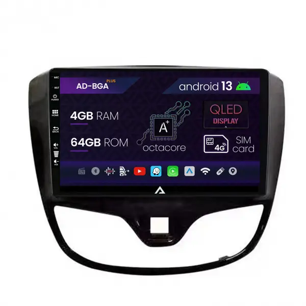 Navigatie Opel Karl (2015-2019), Android 13, A-Octacore 4GB RAM + 64GB ROM, 9 Inch - AD-BGA9004+AD-BGRKIT385