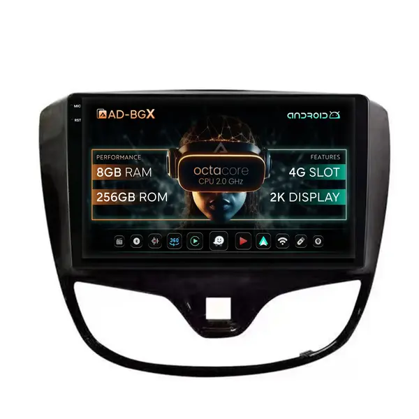 Navigatie Opel Karl (2015-2019), Android, X-Octacore 8GB RAM + 256GB ROM, 9.5 Inch - AD-BGX9008+AD-BGRKIT385