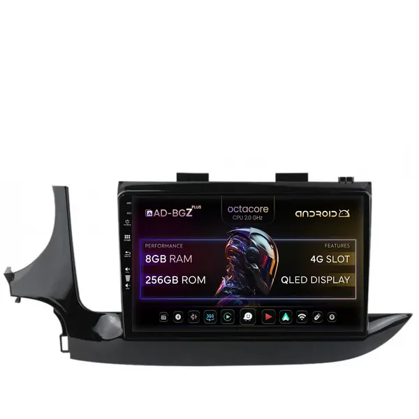 Navigatie Opel Mokka (2016-Prezent), Android, Z-Octacore 8GB RAM + 256GB ROM, 9 Inch - AD-BGZ9008+AD-BGRKIT250