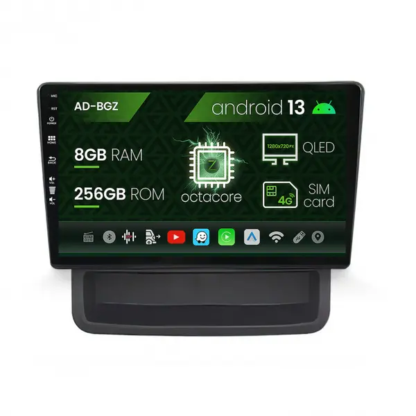 Navigatie Opel Vivaro Renault Trafic (2010-2014), Android 13, Z-Octacore 8GB RAM + 256GB ROM, 10.1 Inch - AD-BGZ10008+AD-BGRKIT392