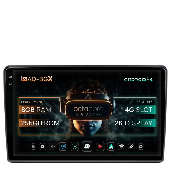 Navigatie Opel Vivaro Renault Trafic Nissan Primastar (2006-2010), Android, X-Octacore 8GB RAM + 256GB ROM, 10.36 Inch -