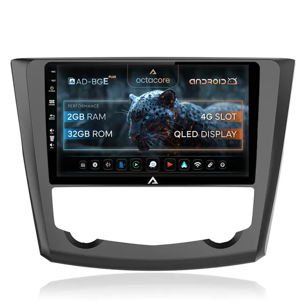 Navigatie Renault Kadjar, Android, E-Octacore 2GB RAM + 32GB ROM, 9 Inch - AD-BGE9002+AD-BGRKIT364