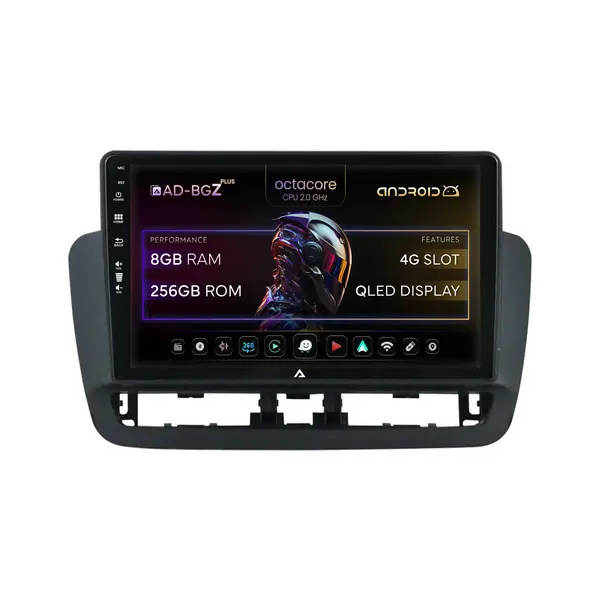 Navigatie Seat Ibiza IV (2014-2017), Android, Z-Octacore 8GB RAM + 256GB ROM, 9 Inch - AD-BGZ9008+AD-BGRKIT062