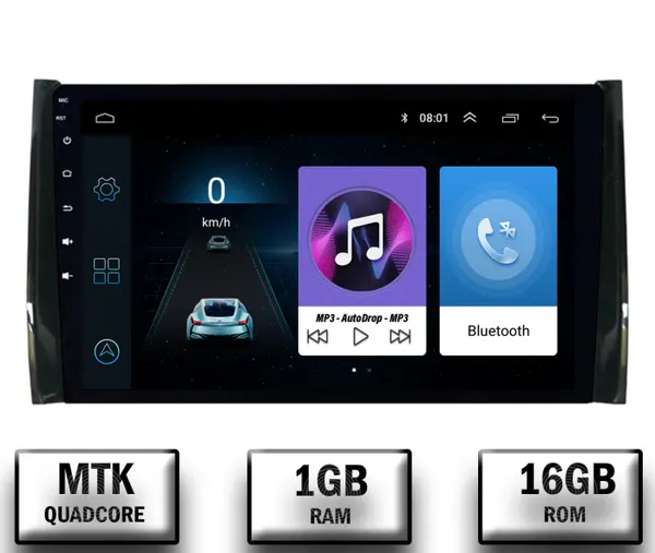 Navigatie Skoda Kodiaq, Android 10, P-Quadcore 1GB RAM + 16GB ROM, 9Inch - AD-BGP9001+AD-BGRKIT028