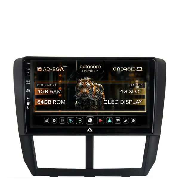 Navigatie Subaru Forester (2007-2013), Android, A-Octacore 4GB RAM + 64GB ROM, 9 Inch - AD-BGA9004+AD-BGRKIT333