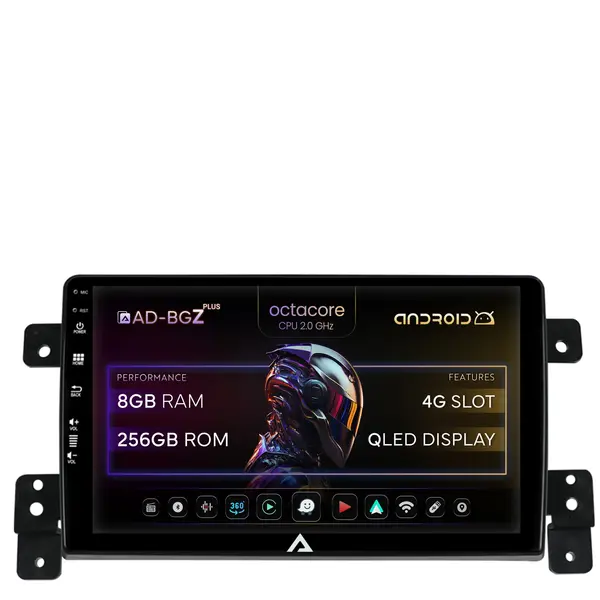 Navigatie Suzuki Grand Vitara (2005-2015), Android, Z-Octacore 8GB RAM + 256GB ROM, 9 Inch - AD-BGZ9008+AD-BGRKIT314