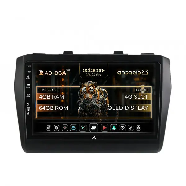 Navigatie Suzuki Swift (2017+), Android, A-Octacore 4GB RAM + 64GB ROM, 9 Inch - AD-BGA9004+AD-BGRKIT085