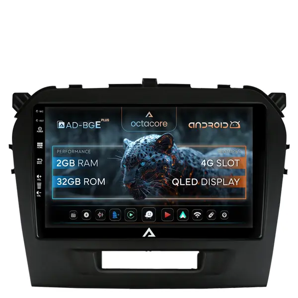 Navigatie Suzuki Vitara (2015+), Android, E-Octacore 2GB RAM + 32GB ROM, 9 Inch - AD-BGE9002+AD-BGRKIT299