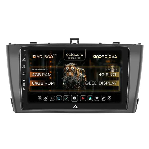 Navigatie Toyota Avensis (2009-2015), Android, A-Octacore 4GB RAM + 64GB ROM, 9 Inch - AD-BGA9004+AD-BGRKIT093 -B
