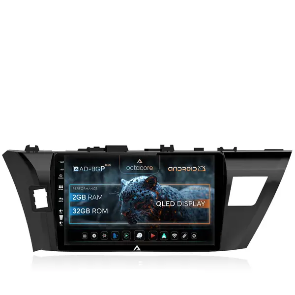 Navigatie Toyota Corolla (2012-2016), Android, P-Octacore 2GB RAM + 32GB ROM, 10.1 Inch - AD-BGP10002+AD-BGRKIT058