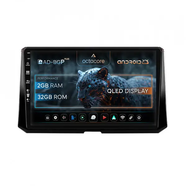 Navigatie Toyota Corolla (2019-2023), Android, P-Octacore 2GB RAM + 32GB ROM, 10.1 Inch - AD-BGP10002+AD-BGRKIT059