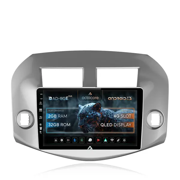 Navigatie Toyota RAV4 (2005-2013), Android, E-Octacore 2GB RAM + 32GB ROM, 10.1 Inch - AD-BGE10002+AD-BGRKIT069A