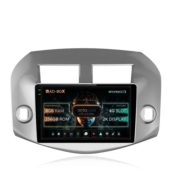 Navigatie Toyota RAV4 (2005-2013), Android, X-Octacore 8GB RAM + 256GB ROM, 10.36 Inch - AD-BGX10008+AD-BGRKIT069A