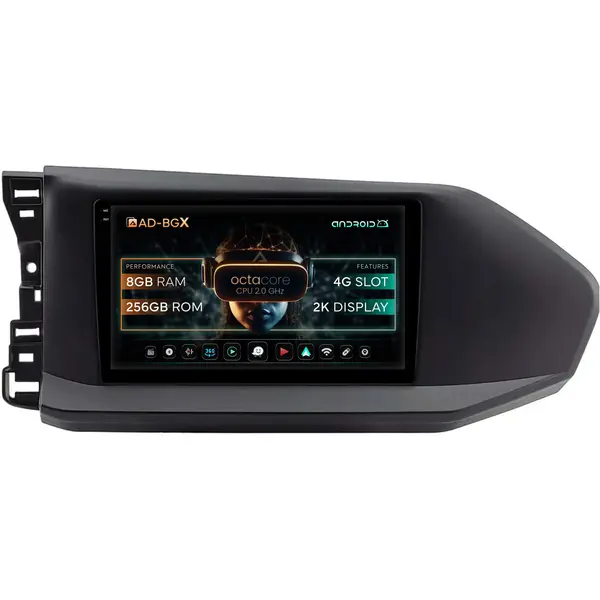 Navigatie Volkswagen Caddy (2023+), Android, X-Octacore 8GB RAM + 256GB ROM, 9.5 Inch - AD-BGX9008+AD-BGRKIT031