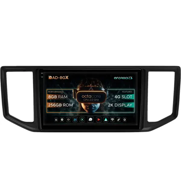 Navigatie Volkswagen Crafter (2017+), Android, X-Octacore 8GB RAM + 256GB ROM, 10.36 Inch - AD-BGX10008+AD-BGRKIT056