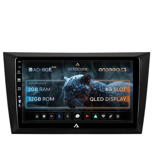 Navigatie Volkswagen Golf 6, Android, E-Octacore 2GB RAM + 32GB ROM, 9 Inch - AD-BGE9002+AD-BGRKIT024V2