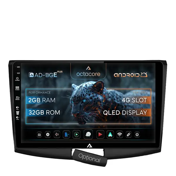 Navigatie Volkswagen Passat B6 B7 CC, Android, E-Octacore 2GB RAM + 32GB ROM, 10.1 Inch - AD-BGE10002+AD-BGRKIT025B