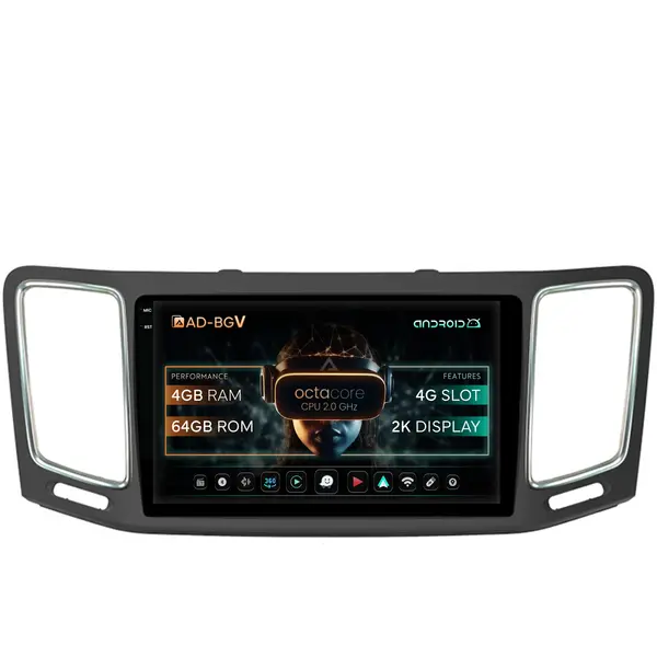 Navigatie Volkswagen Sharan Seat Alhambra (2010-2018), Android, V-Octacore 4GB RAM + 64GB ROM, 9.5 Inch - AD-BGV9004+AD-BGRKIT044