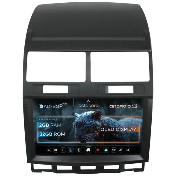 Navigatie Volkswagen Touareg (2002-2011), Android, P-Octacore 2GB RAM + 32GB ROM, 9 Inch - AD-BGP9002+AD-BGRKIT050