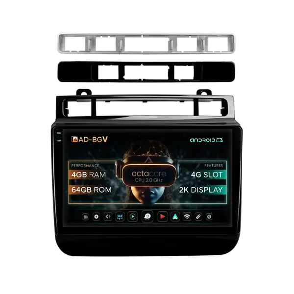 Navigatie Volkswagen Touareg (2010-2018), Android, V-Octacore 4GB RAM + 64GB ROM, 9.5 Inch - AD-BGV9004+AD-BGRKIT051