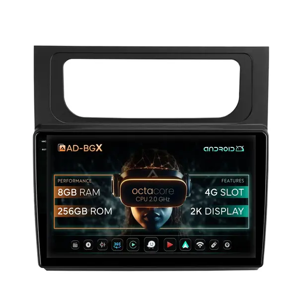 Navigatie Volkswagen Touran (2010-2016), Android, Z-Octacore 8GB RAM + 256GB ROM, 10.36 Inch - AD-BGX10008+AD-BGRKIT042