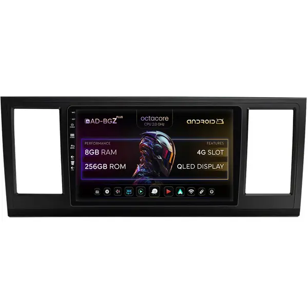 Navigatie Volkswagen Transporter Caravelle Multivan T6 (2015+), Android, Z-Octacore 8GB RAM + 256GB ROM, 10.1 Inch - AD-BGZ9008+AD-BGRKIT056V2