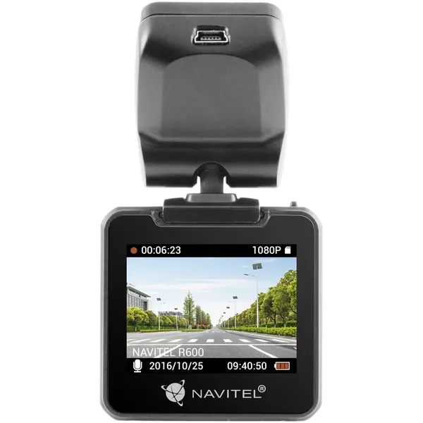 NAVITEL Camera Auto DVR Navitel R600, ecran 2.0 inregistrare FHD/30fps, vizibilitate 170°, G-Sensor, Senzor Sony 323 de 12 Megapixeli, Negru