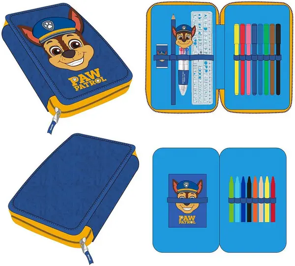 Neceser cu accesorii Cerda Paw Patrol - 2 fermoare