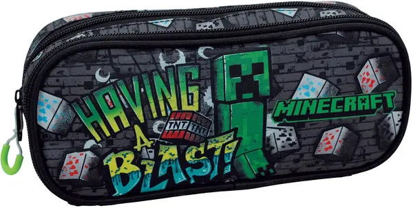 Neceser oval GIM Minecraft - Having a Blast, 1 fermoar
