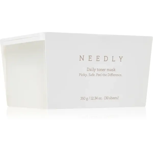 NEEDLY Daily Toner Mask mască textilă hidratantă cu efect calmant pachet mare 30 buc