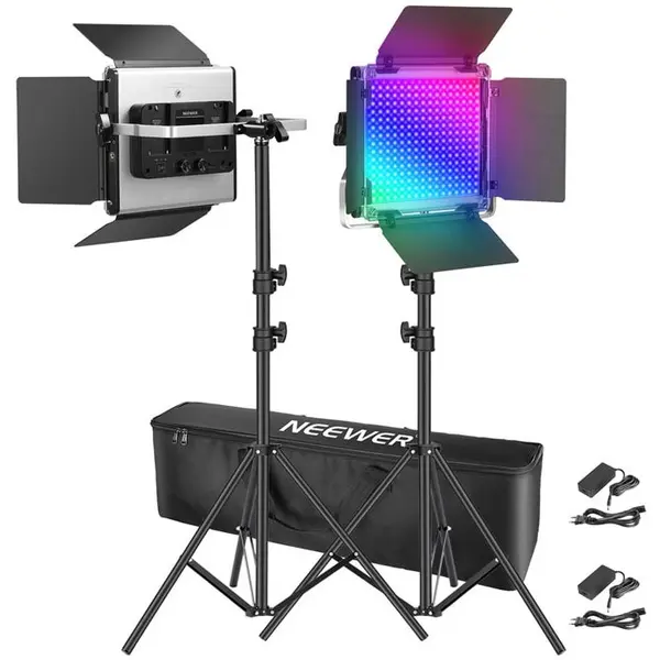 Neewer Kit Lampa LED Neewer 2×660 PRO II RGB 2×200CM