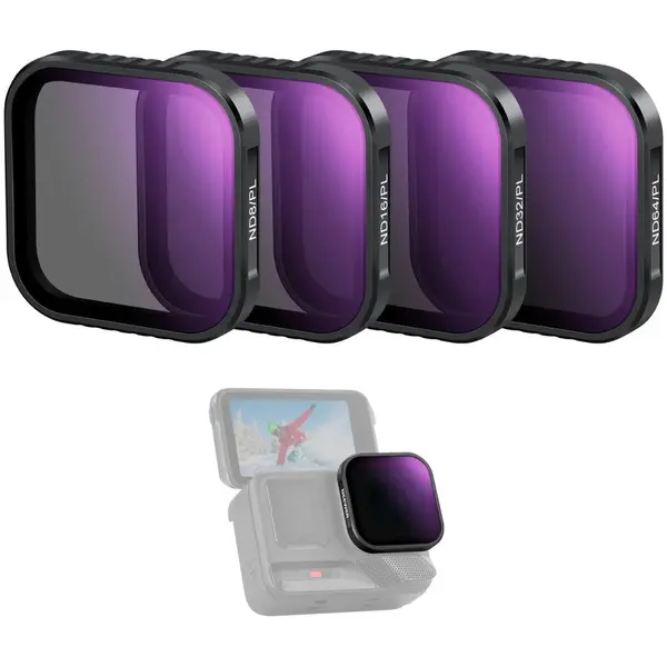 Neewer Set filtre, 4 bucati, pentru camera de actiune Neewer FL-C31 , Compatibil cu Insta360 Ace Pro, Insta360 Ace Pro 2