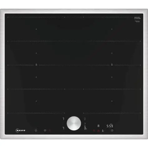 NEFF Plita incorporabila Neff Seria N 90 T66STY4L0, inductie, 4 zone, negru/inox, 60cm