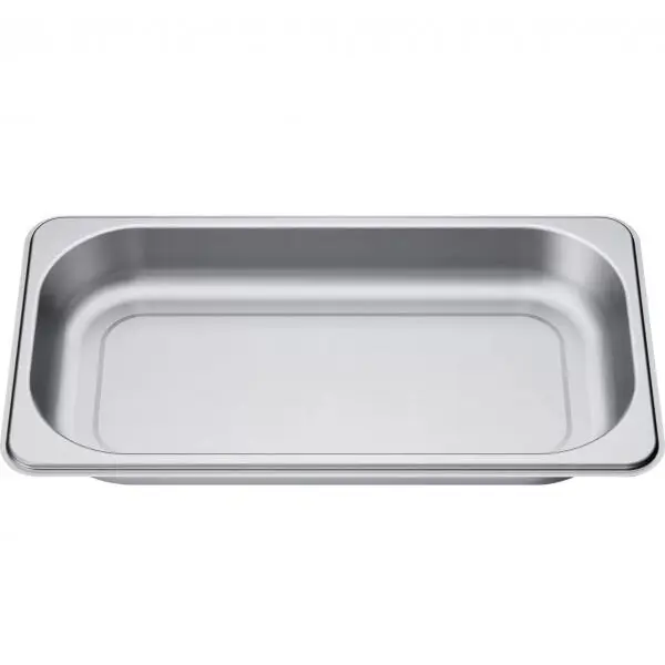 NEFF Tava mica neperforata NEFF Z1663X0 - 00577552, L32.5cm, l17.6cm, H4cm, G0.236kg, AISI 304 GN1/3, Inox