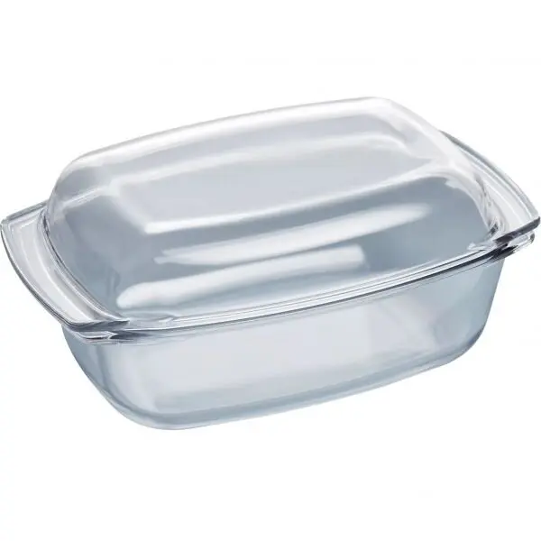 NEFF Vas din sticla termorezistenta NEFF Z11GT10X3 - 17000903, V5.4L, L34.8cm, l20.3cm, H13.2cm, G1.2kg, Greutate maxima admisa 11kg, Maximum 300°C, Transparent