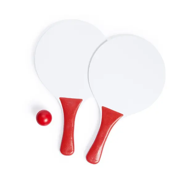 Negril set tenis de plaja - roșu