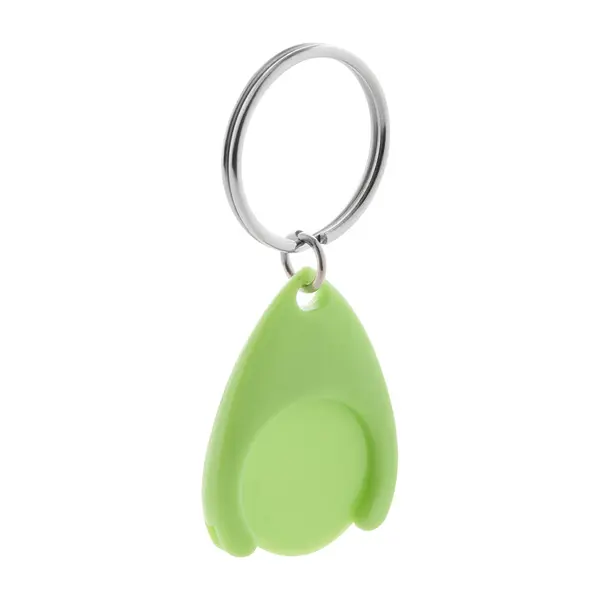 Nelly breloc cu fisă pentru coş cumpărături - verde