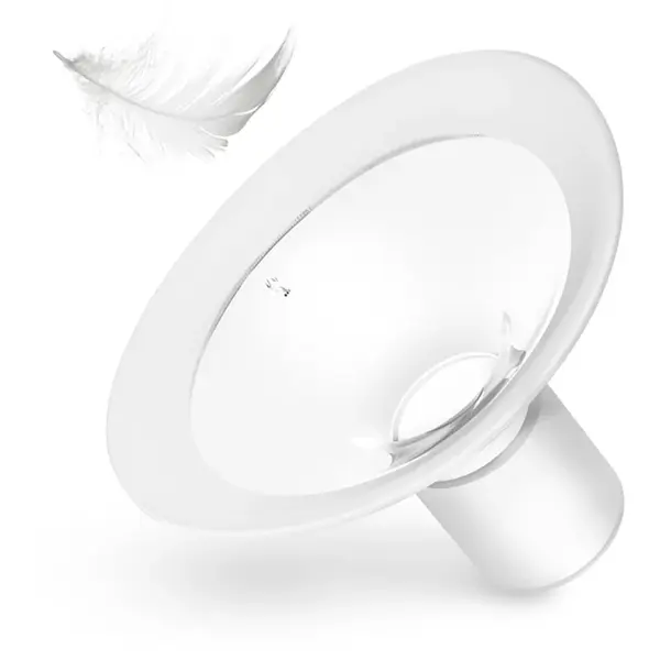 NENO Neno Breast Shield with Connector cupă din plastic cu conector pentru pompă de sân 24 mm 1 buc