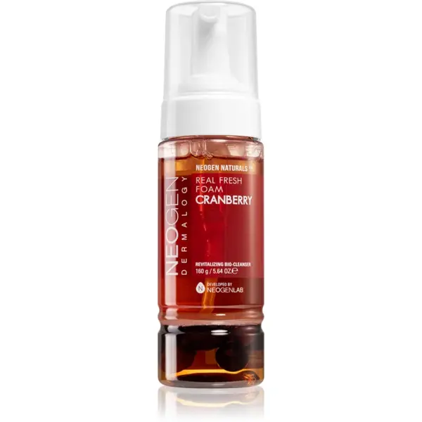 Neogen Dermalogy Real Fresh Cranberry spuma de curatat efect regenerator 160 g
