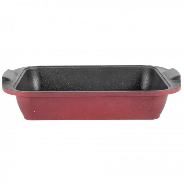 NeoKlein Tava cuptor Neoklein RST36, 36 cm, aluminiu turnat, invelis antiaderent, Rosu