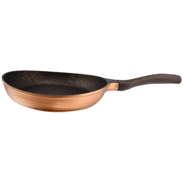 NeoKlein Tigaie Neoklein FP28, diametru 28 cm, aluminiu turnat, invelis anti-aderent, Auriu