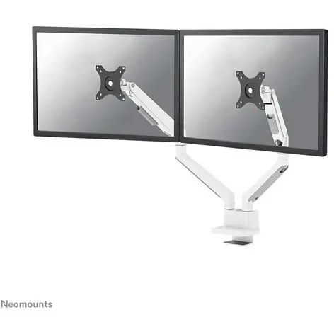 NEOMOUNTS Suport birou dublu pentru monitoare Neomounts DS70-250WH2, Diagonala 17-32, Greutate maxima 9 kg per monitor, VESA 75x75~100x100, Alb