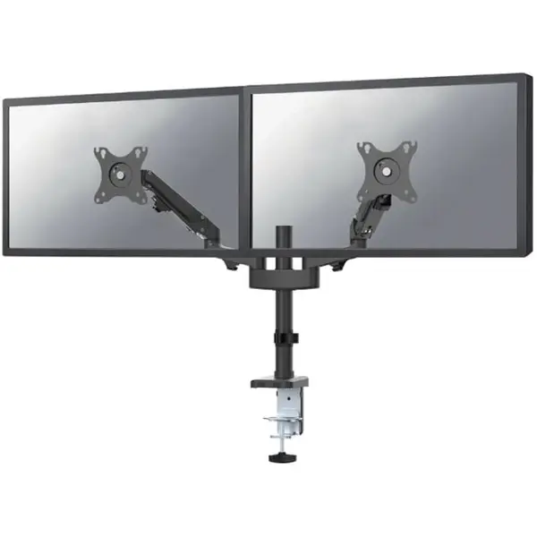 NEOMOUNTS Suport birou pentru 2 monitoare NEOMOUNTS DS70-750BL2, Diagonala 17-27”, Greutate maxima 14kg per monitor, VESA 75x75 100x100, Negru