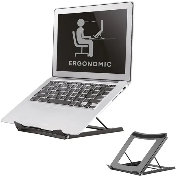 NEOMOUNTS Suport laptop Neomounts NSLS075BLACK. 10-16, greutate maxima suportata 5 kg, 5 pozitii de inaltime, pliabil, compact, universal, Negru