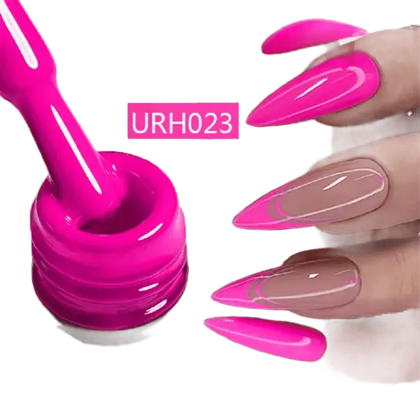 Neon Rubber Base Everin 15ml 07 - Bază Rubber Roz Fuchsia Neon